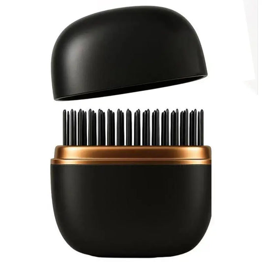 Mini Cordless Hair Straightener, Portable 2-In-1 Heated Comb and Iron, Portable and Rechargeable Travel Essential, Travel-Friendly Styling Tool, Multifunctional Hair Straightener for Travel and Home, Anti-Frizz Brush